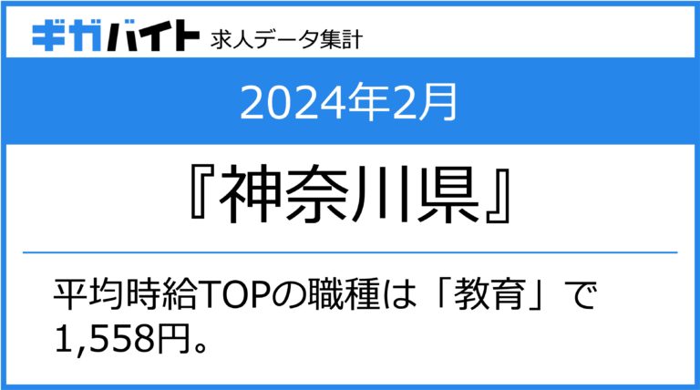 2024年2月の神奈川県の求人データ集計