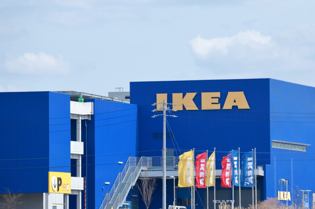 地域ごとのIKEA（イケア）の平均時給
