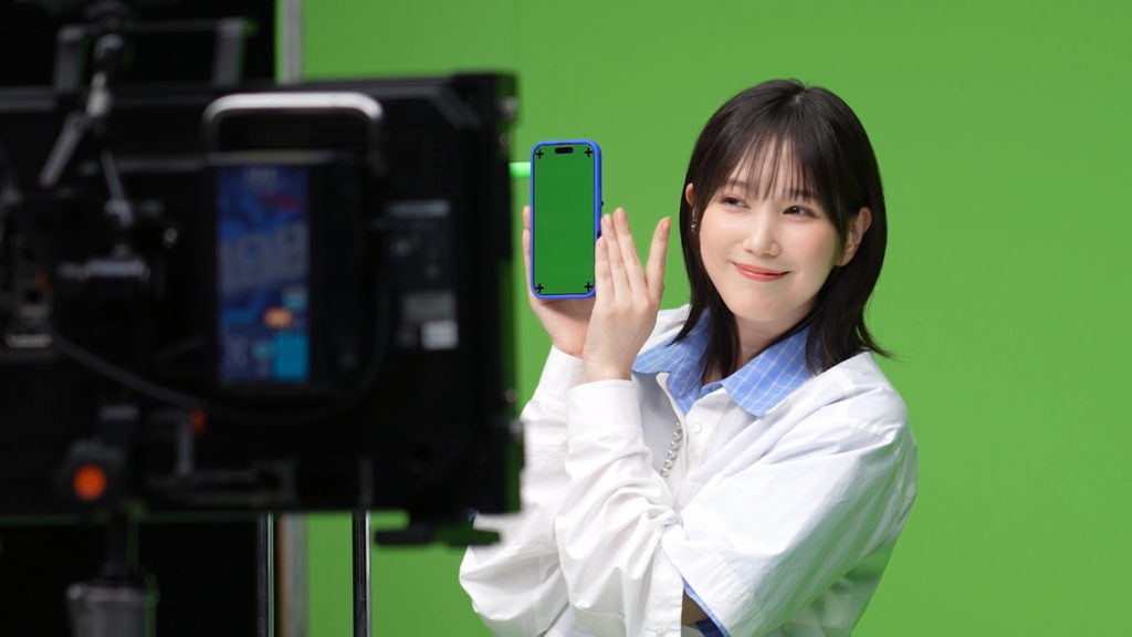 本田翼さん出演のギガバイト新CM_撮影の様子